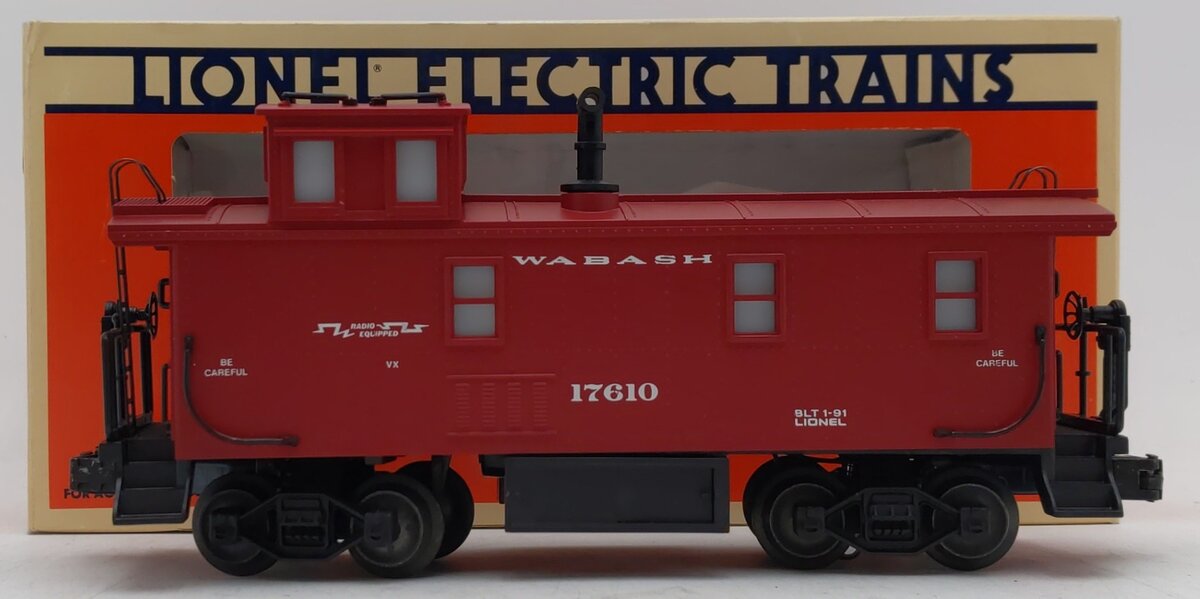 Lionel 6-17610 O Gauge Wabash Steelside Smoking Caboose #17610 LN/Box