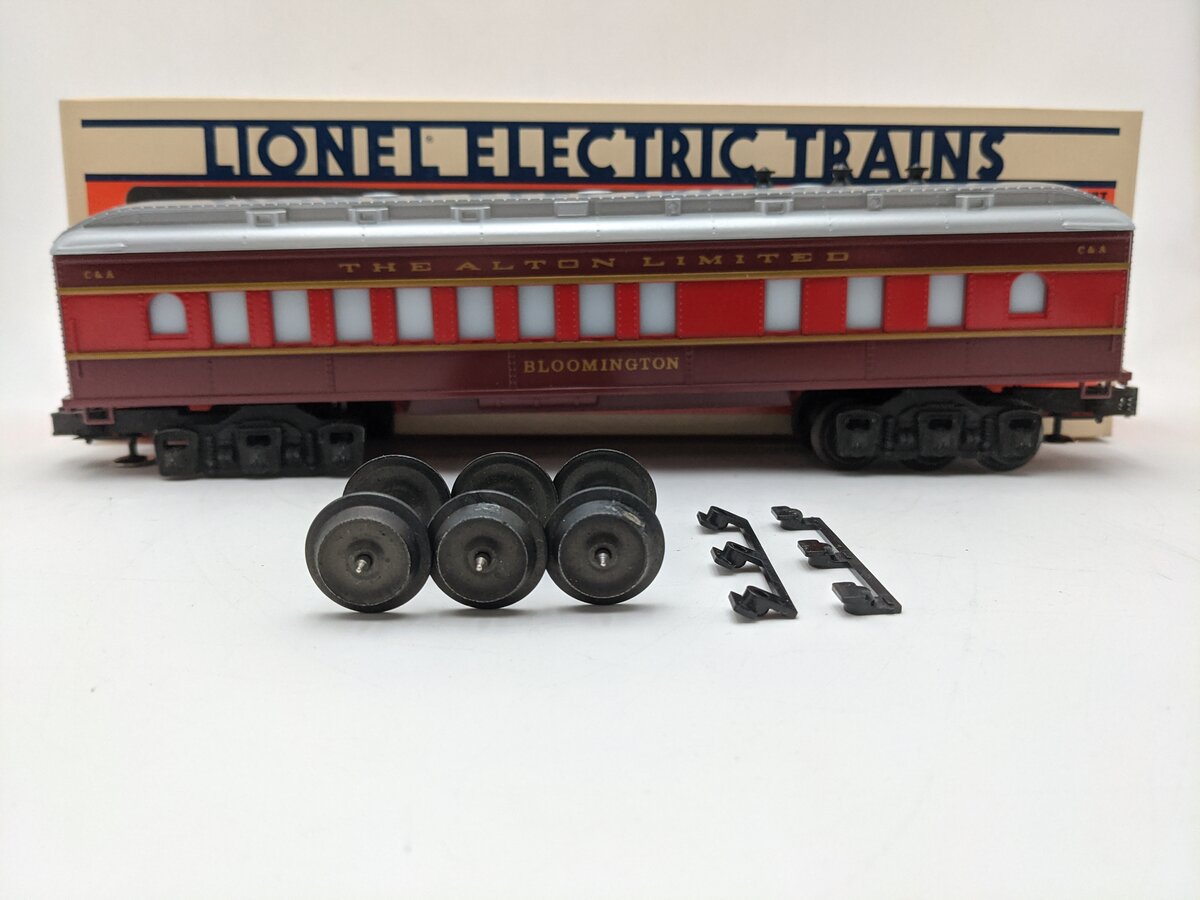 Lionel 6-9599 O Gauge Chicago & Alton "Bloomington" Dining Car VG/Box