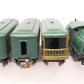Lionel 252 O Tinplate Prewar Electric Locomotive & Passenger Cars: 607, 608 [4] VG