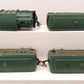 Lionel 252 O Tinplate Prewar Electric Locomotive & Passenger Cars: 607, 608 [4] VG