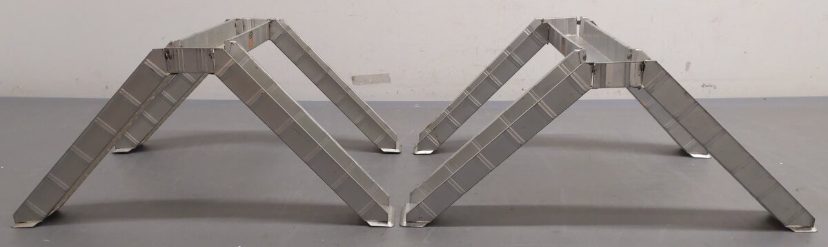 Marx O Gauge Vintage Union Pacific Tinplate Pedestrian Crossover Bridges [2]