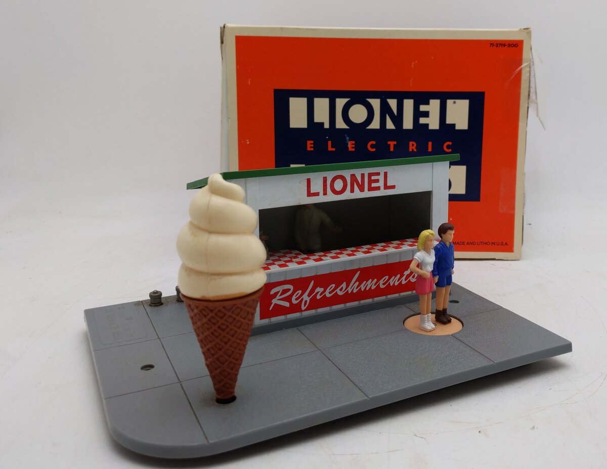 Lionel 6-12719 O Animated Refreshment Stand VG/Box