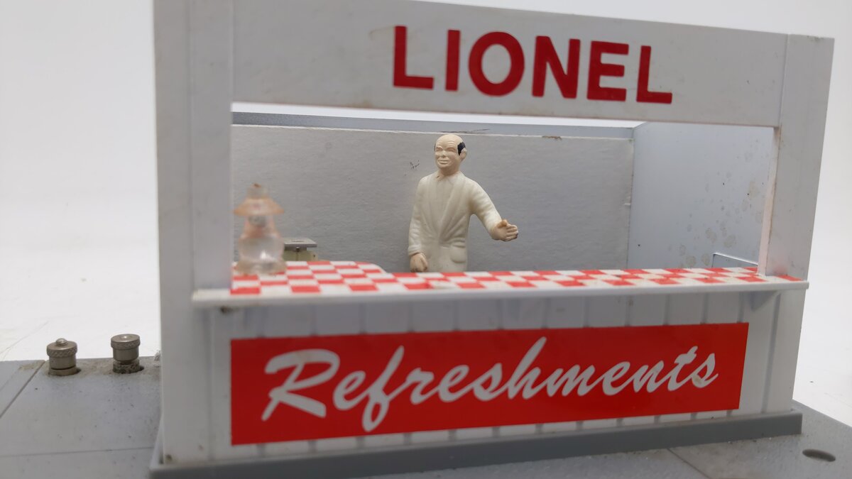 Lionel 6-12719 O Animated Refreshment Stand VG/Box