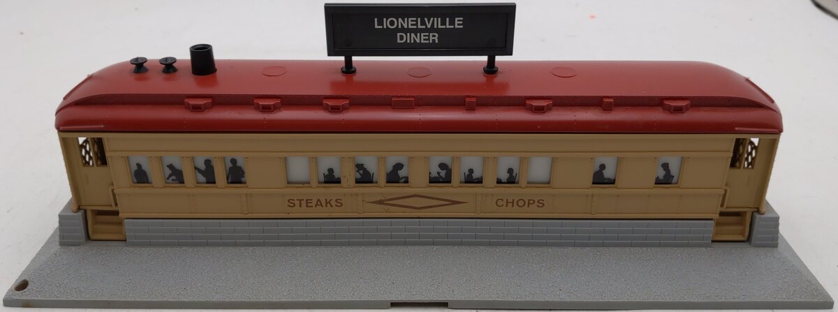 Lionel 6-12722 O Gauge Illuminated Roadside Diner w/Smoke Stack EX