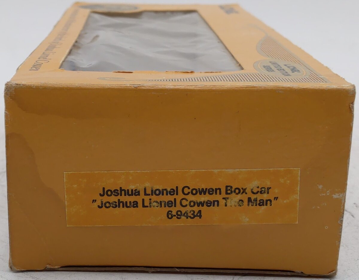 Lionel 6-9434 O Gauge Joshua Lionel Cowen "The Man" Boxcar EX/Box