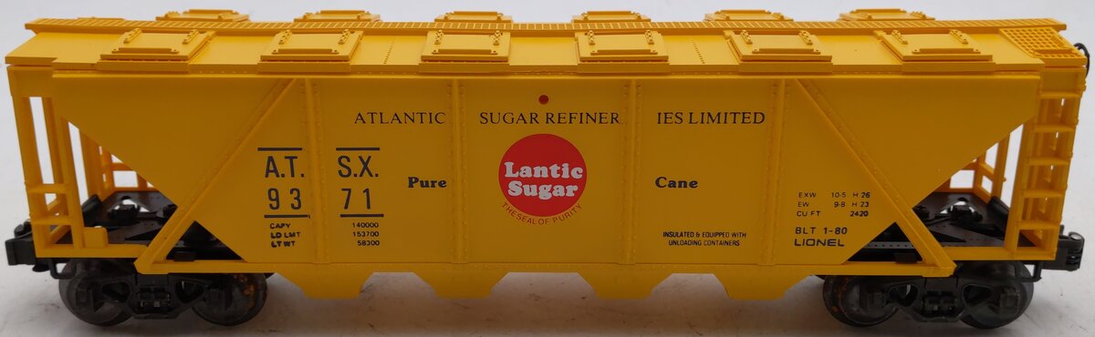 Lionel 6-9371 O Gauge Atlantic Sugar Refineries Lantic Sugar Hopper EX/Box