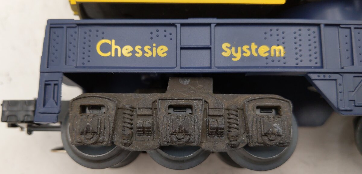 Lionel 6-9329 O Gauge Chessie Crane Car EX/Box