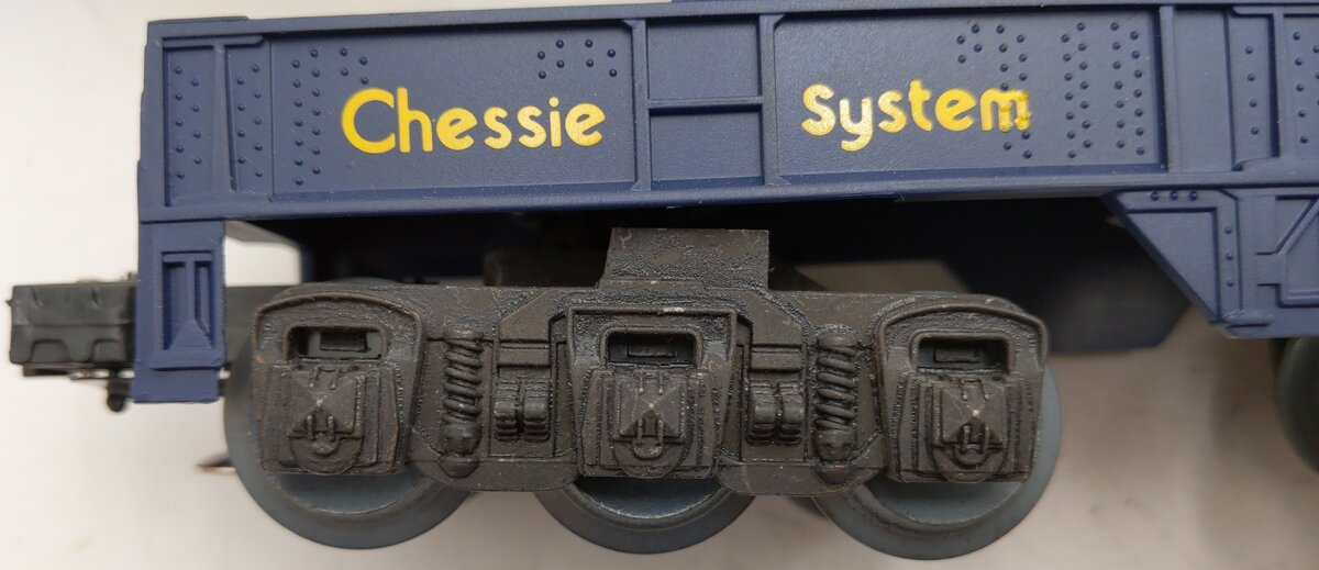 Lionel 6-9329 O Gauge Chessie Crane Car EX/Box