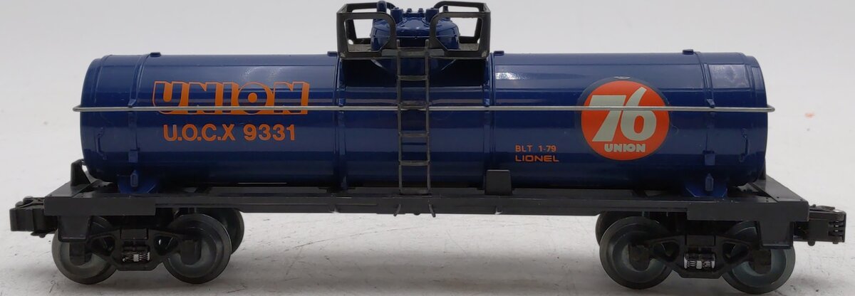Lionel 6-9331 O Gauge Union 76 Single Dome Tank Car EX/Box