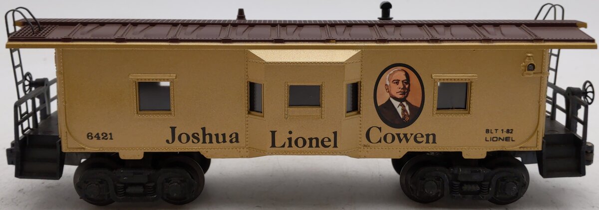 Lionel 6-6421 O Gauge Joshua L. Cowen Bay Window Illuminated Caboose EX/Box