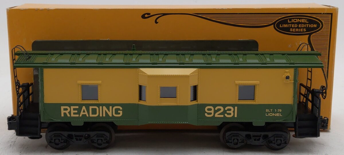 Lionel 6-9231 O Gauge Reading Bay Window Caboose #9231 EX/Box