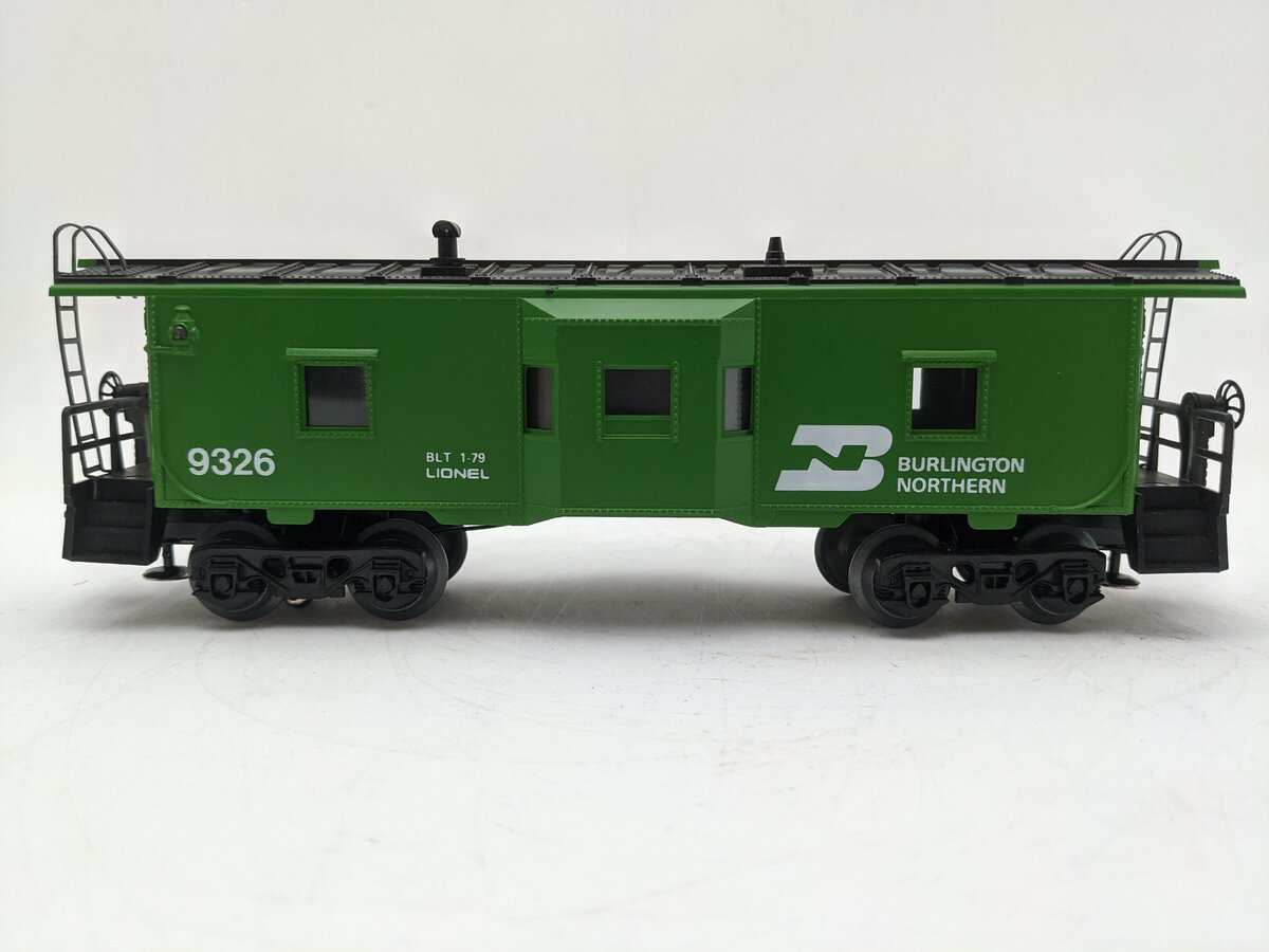 Lionel 6-9326 O Gauge Burlington Northern Bay Window Caboose EX/Box