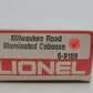 Lionel 6-9169 O Gauge Milwaukee Road Illuminated Caboose EX/Box