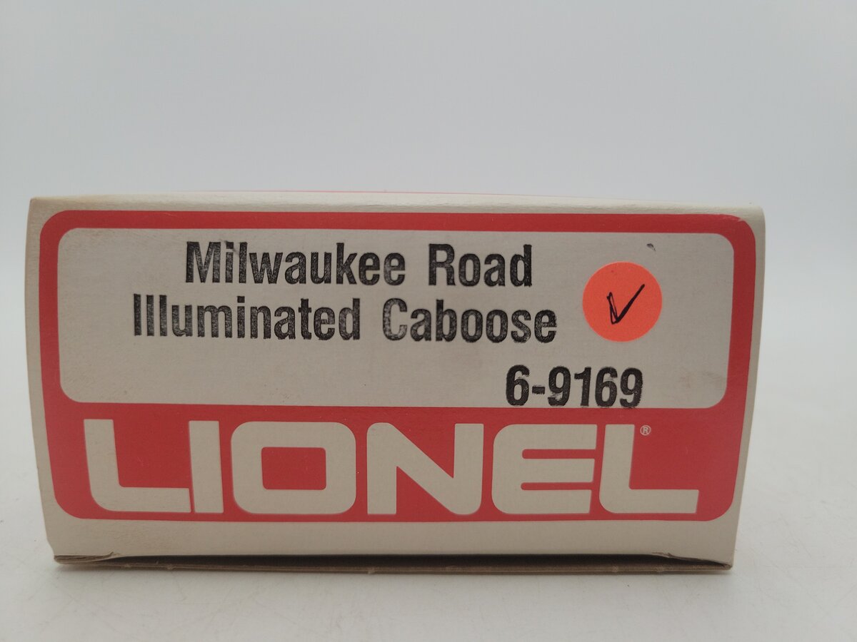Lionel 6-9169 O Gauge Milwaukee Road Illuminated Caboose EX/Box