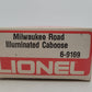 Lionel 6-9169 O Gauge Milwaukee Road Illuminated Caboose EX/Box