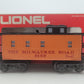 Lionel 6-9169 O Gauge Milwaukee Road Illuminated Caboose EX/Box