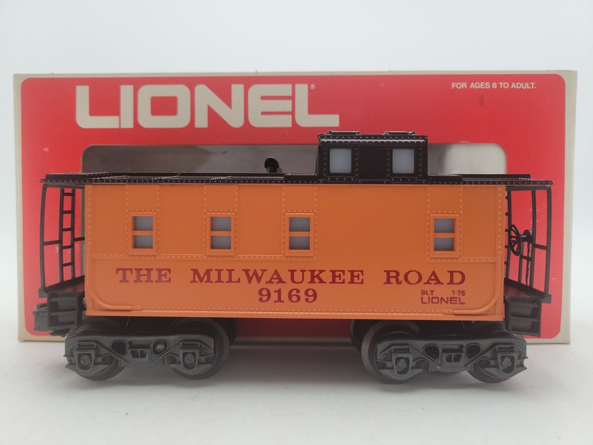 Lionel 6-9169 O Gauge Milwaukee Road Illuminated Caboose EX/Box