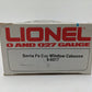 Lionel 6-9317 O Gauge AT&SF Blue & Yellow Bay Window Caboose #9317 EX/Box
