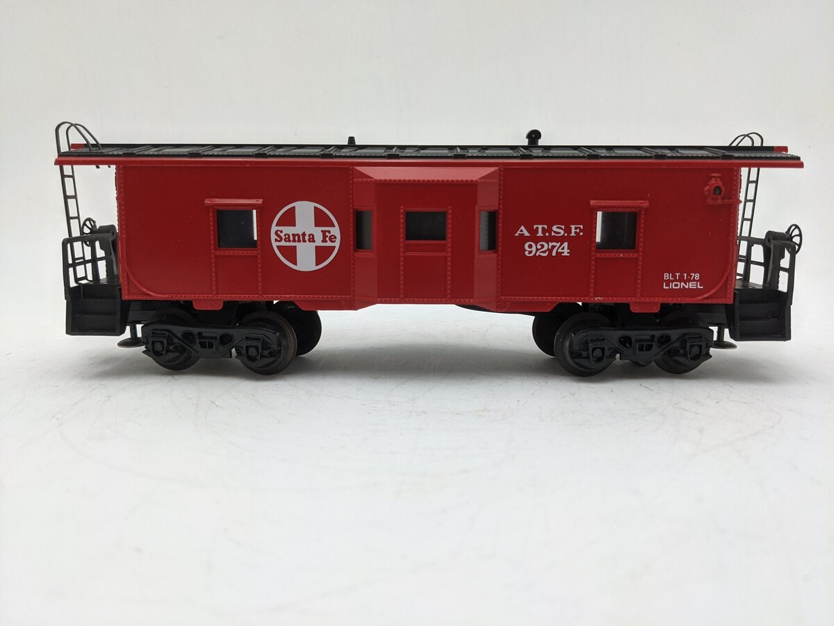 Lionel 6-9274 O Gauge Santa Fe Bay Window Caboose EX/Box