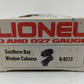 Lionel 6-9273 O Gauge Southern Bay Window Lighted Caboose EX/Box