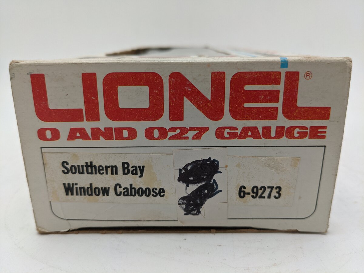 Lionel 6-9273 O Gauge Southern Bay Window Lighted Caboose EX/Box