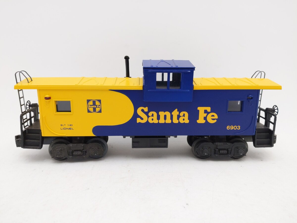 Lionel 6-6903 O Gauge Santa Fe Extended Vision Caboose EX