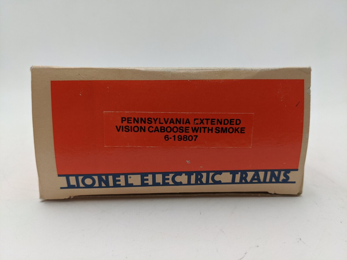Lionel 6-19807 O Gauge Pennsylvania Extended Vision Smoking Caboose #19807 EX/Box
