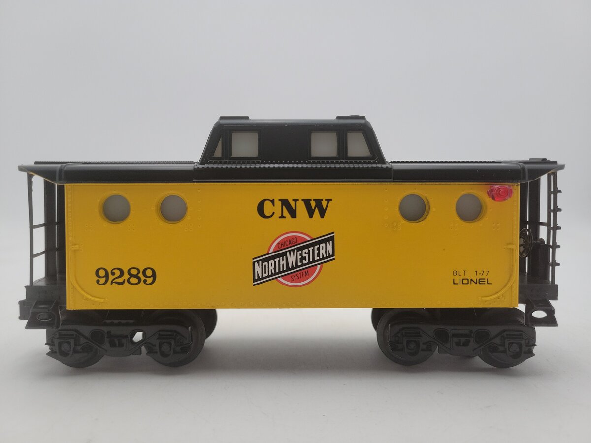 Lionel 6-9289 O Gauge C&NW N5C Lighted Caboose EX