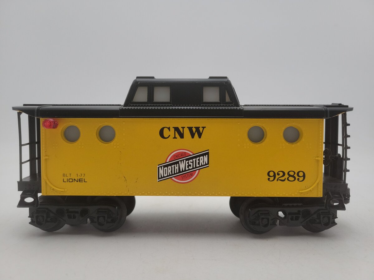 Lionel 6-9289 O Gauge C&NW N5C Lighted Caboose EX