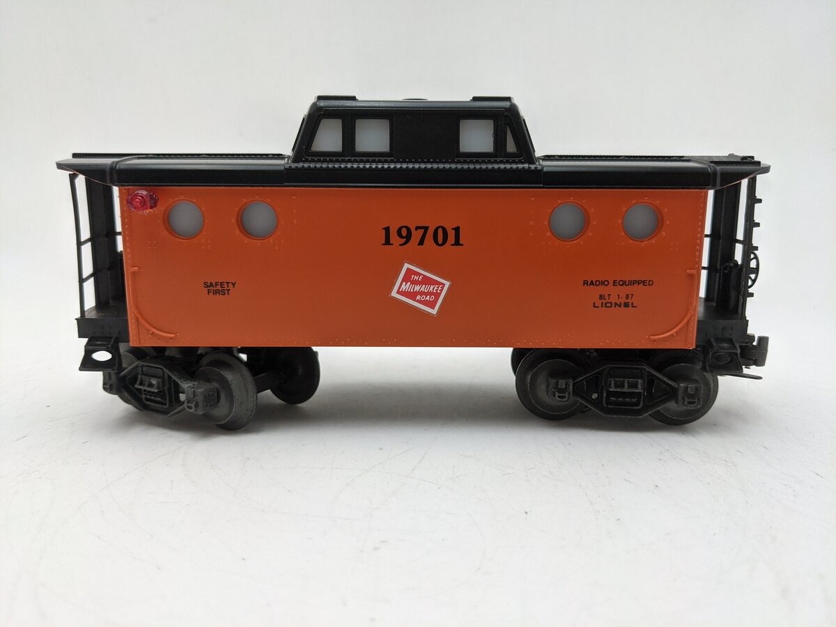 Lionel 6-19701 O Gauge Milwaukee Road N5C Porthole Caboose #19701 EX/Box