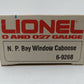Lionel 6-9268 O Gauge Northern Pacific Bay Window Caboose EX/Box