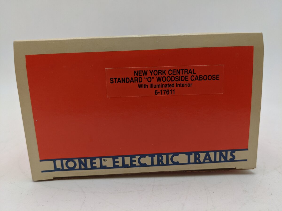 Lionel 6-17611 O Gauge New York Central Illuminated Woodside Caboose #6003 EX/Box