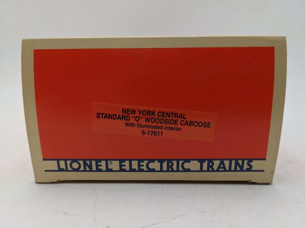 Lionel 6-17611 O Gauge New York Central Illuminated Woodside Caboose #6003 EX/Box