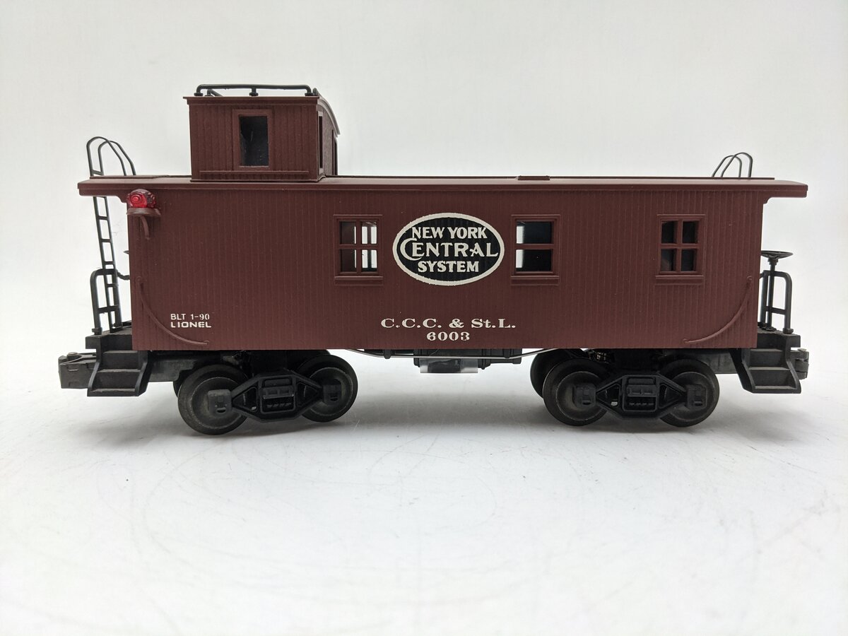 Lionel 6-17611 O Gauge New York Central Illuminated Woodside Caboose #6003 EX/Box