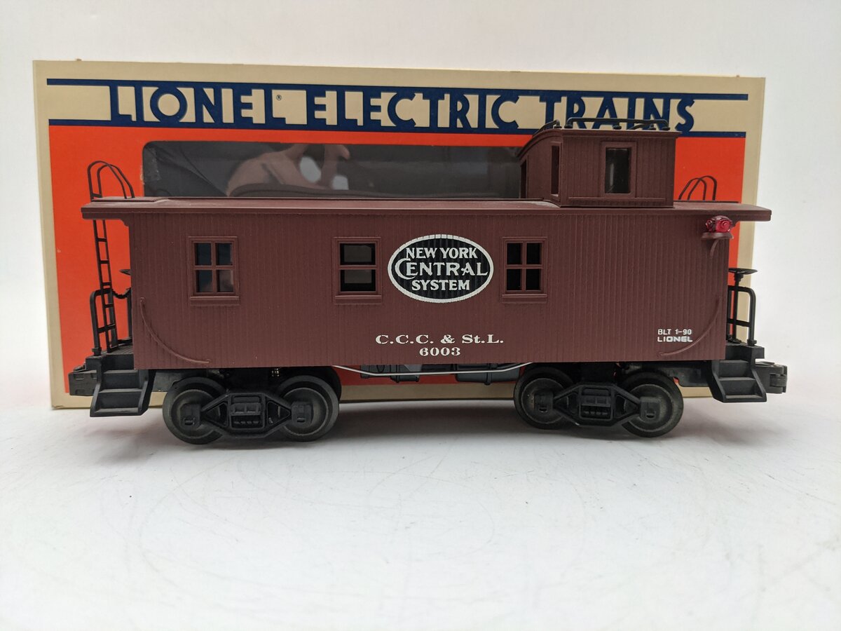 Lionel 6-17611 O Gauge New York Central Illuminated Woodside Caboose #6003 EX/Box