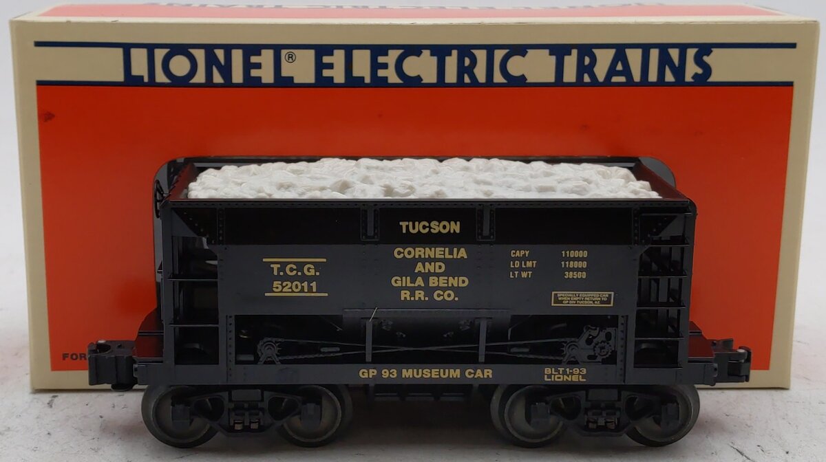 Lionel 6-52011 O Gauge Gadsden Pacific Cornelia & Gila Bend Museum Ore Car LN/Box