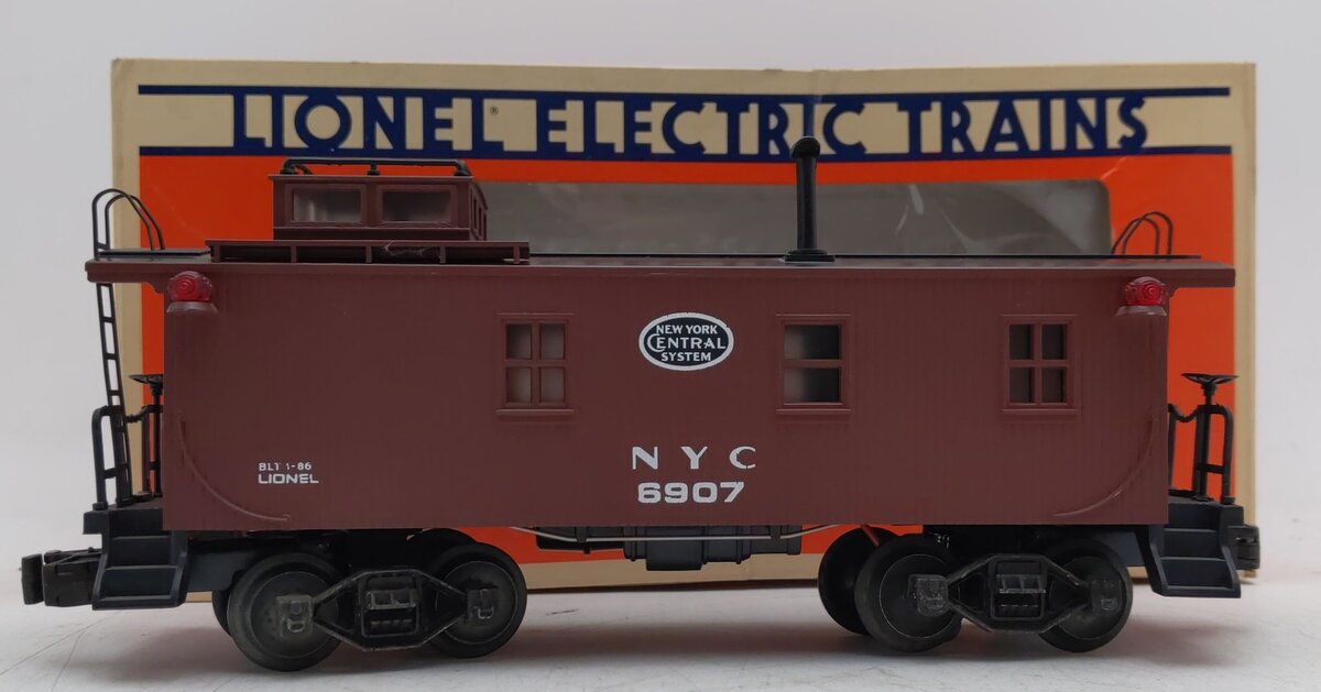 Lionel 6-6907 O Gauge New York Central Woodside Illuminated Caboose #6907 EX/Box