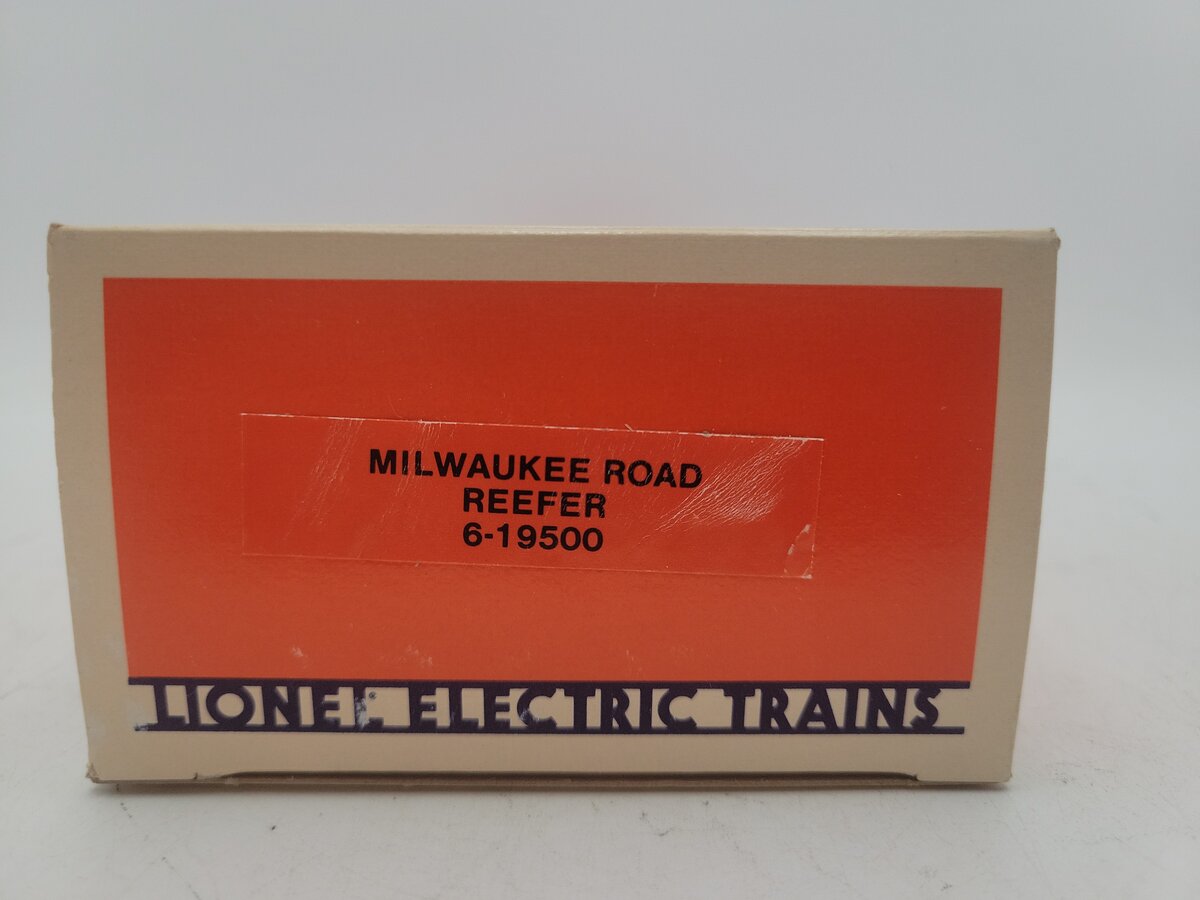 Lionel 6-19500 O Gauge Milwaukee Road Reefer Car #19500 EX/Box