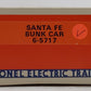 Lionel 6-5717 O Gauge Santa Fe Illuminated Bunk Car LN/Box