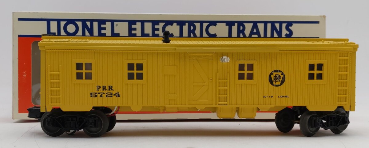 Lionel 6-5724 O Gauge Pennsylvania Illuminated Bunk Car #5724 LN/Box
