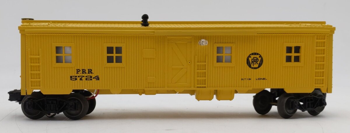 Lionel 6-5724 O Gauge Pennsylvania Illuminated Bunk Car #5724 LN/Box