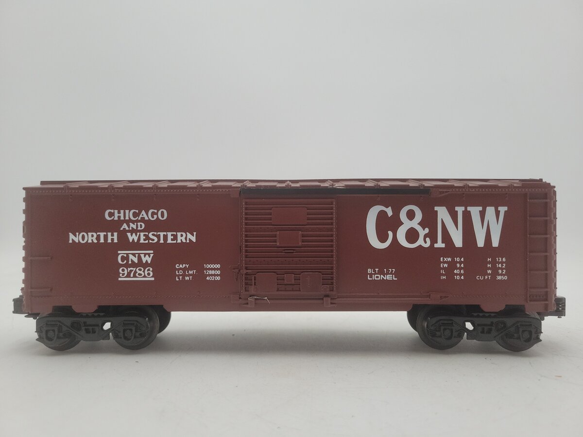 Lionel 6-9786 O Gauge Chicago & North Western Boxcar #9786 EX