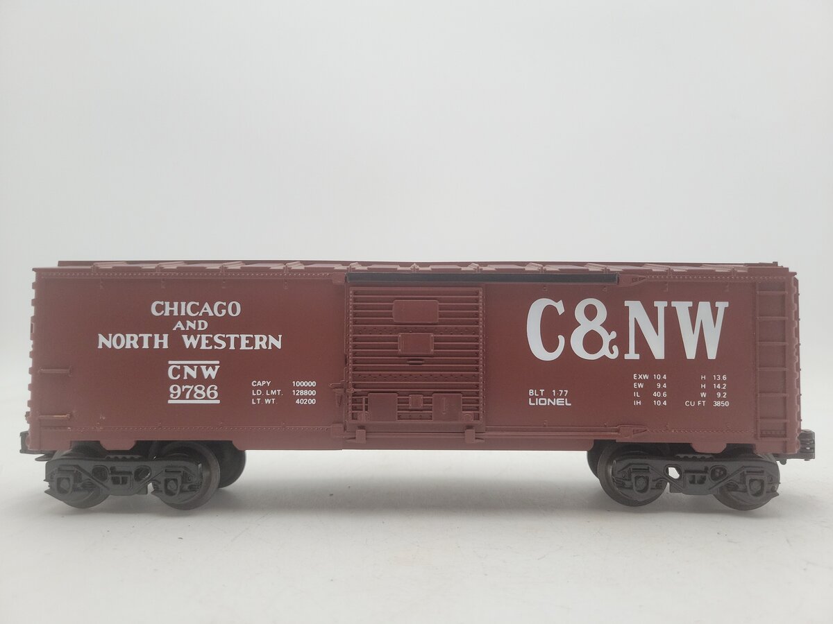 Lionel 6-9786 O Gauge Chicago & North Western Boxcar #9786 EX