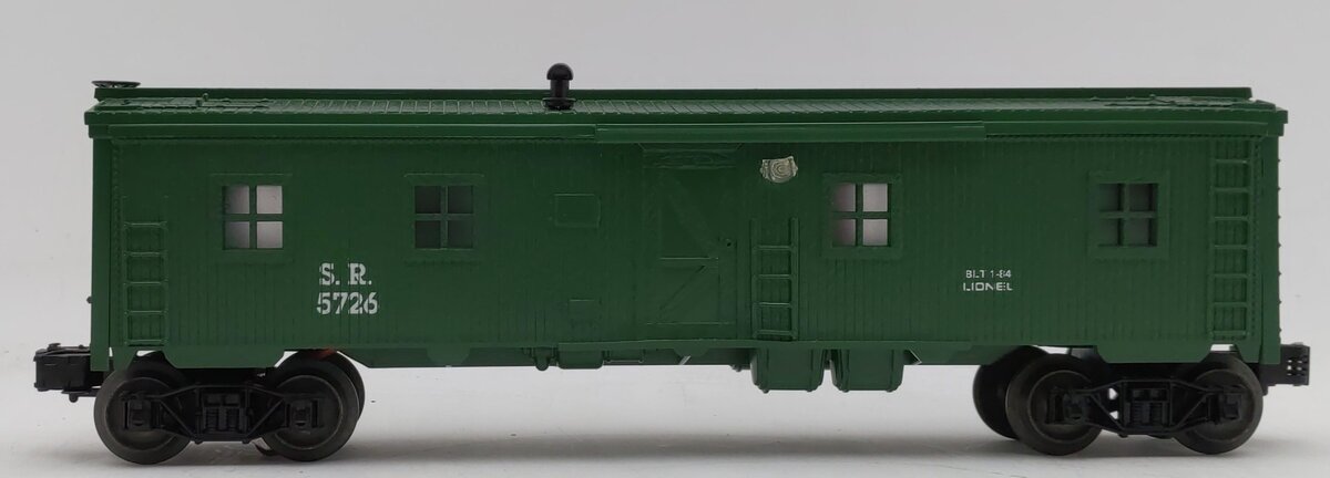 Lionel 6-5726 O Gauge Southern Bunk Car with Illumination #5726 LN/Box