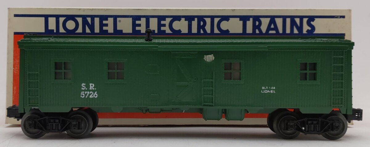 Lionel 6-5726 O Gauge Southern Bunk Car with Illumination #5726 LN/Box