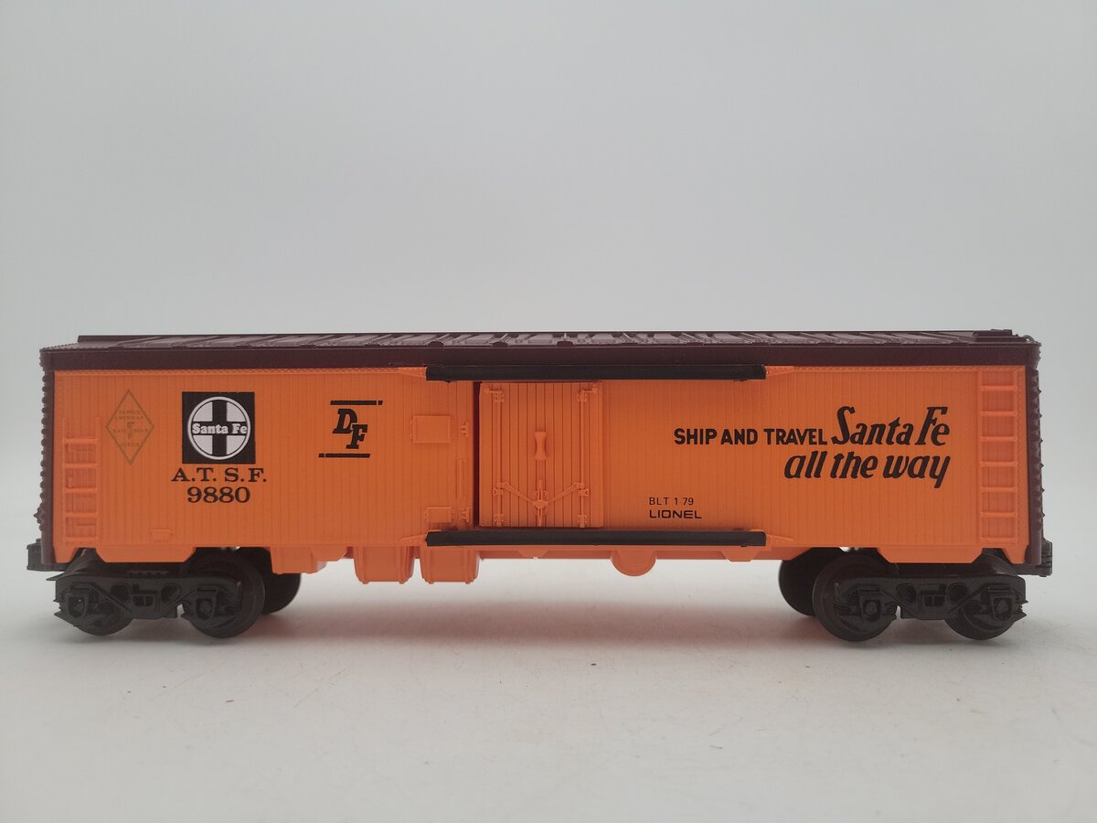 Lionel 6-9880 O Gauge AT&SF Famous American Railroad Refrigerator Car EX