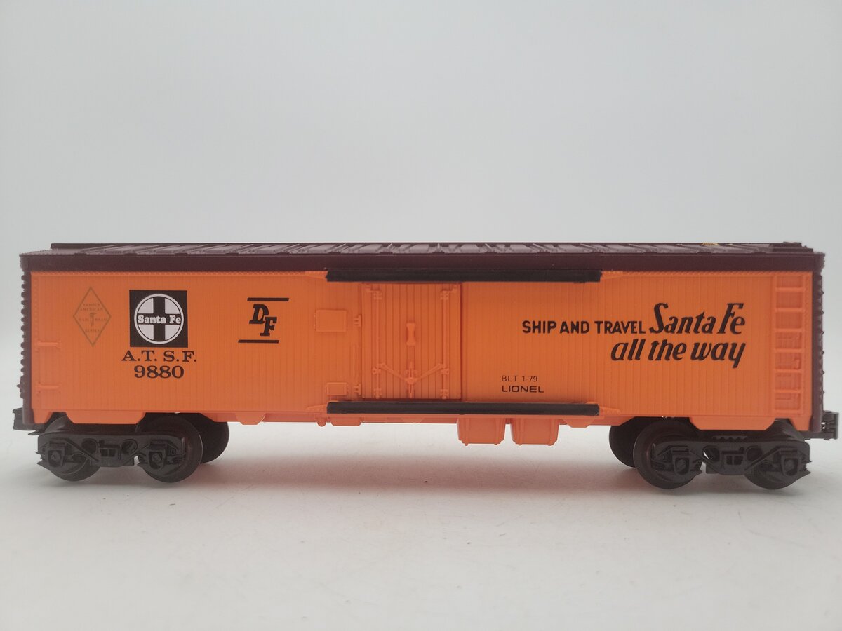Lionel 6-9880 O Gauge AT&SF Famous American Railroad Refrigerator Car EX