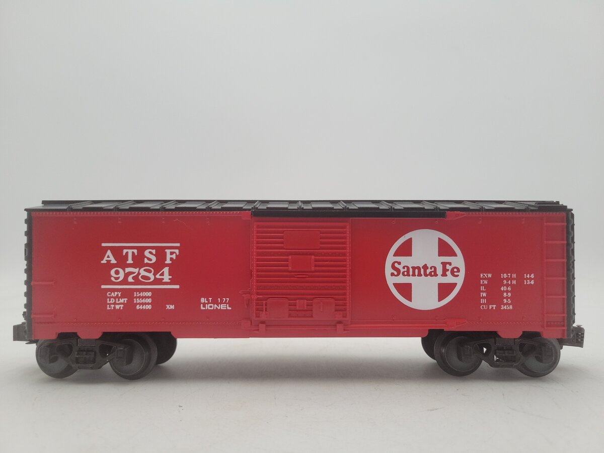 Lionel 6-9784 O Gauge Santa Fe Box Car #9784 EX