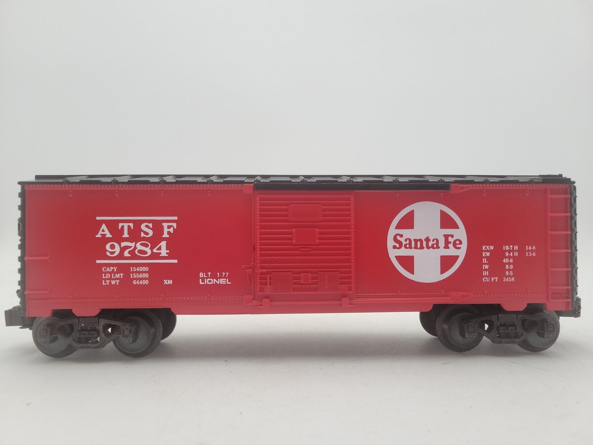 Lionel 6-9784 O Gauge Santa Fe Box Car #9784 EX