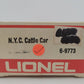 Lionel 6-9773 O Gauge New York Central Cattle Car EX/Box